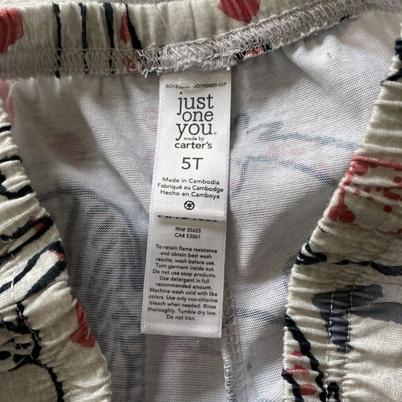 Carters Just One You Long Sleeve Pajama Set - Picture 6 of 9